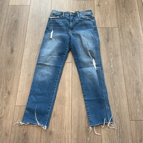 FRAME Le Sylvie Slender Straight Jeans - Picture 4 of 10